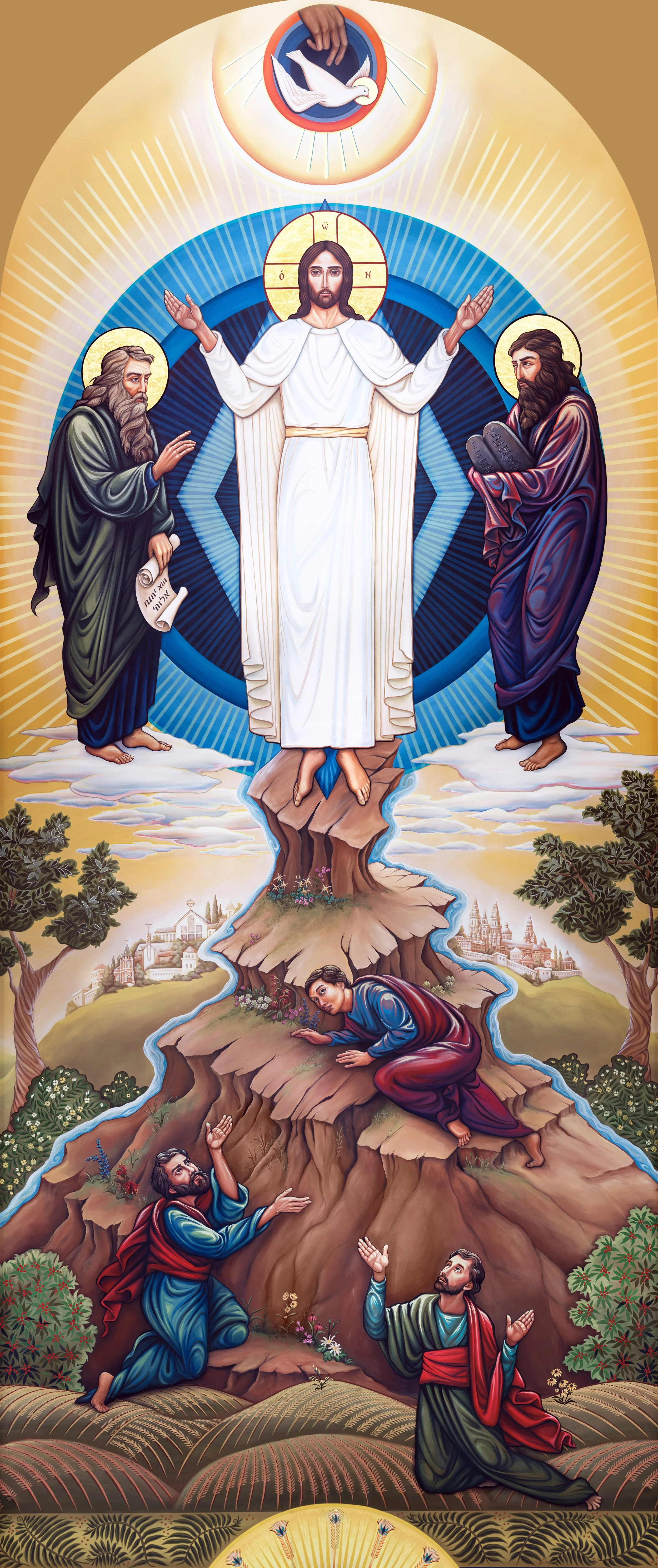 The Transfiguration of Our Lord - Print on Icon Board — New